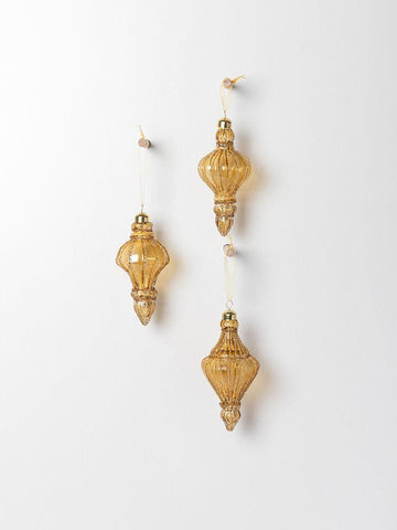 Shop Jasper Hanging Glass Bauble Finial Droplet - At Kohl and Soda | Ready To Ship!