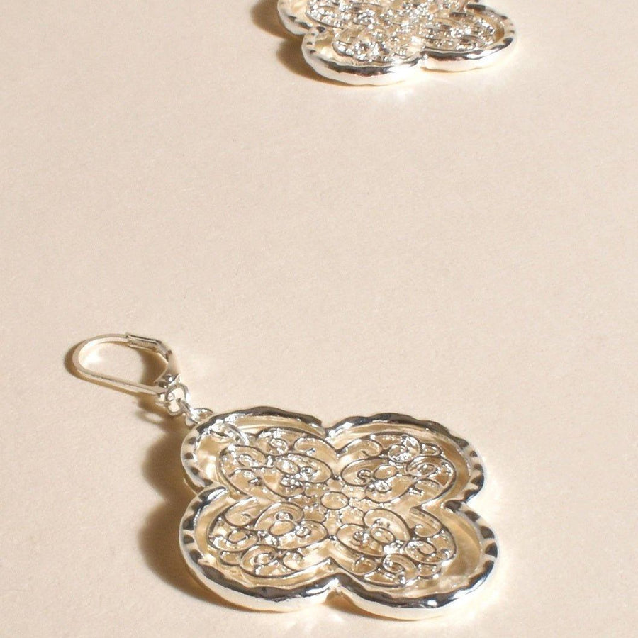 Shop Kirena Filigree Earrings Silver - At Kohl and Soda | Ready To Ship!