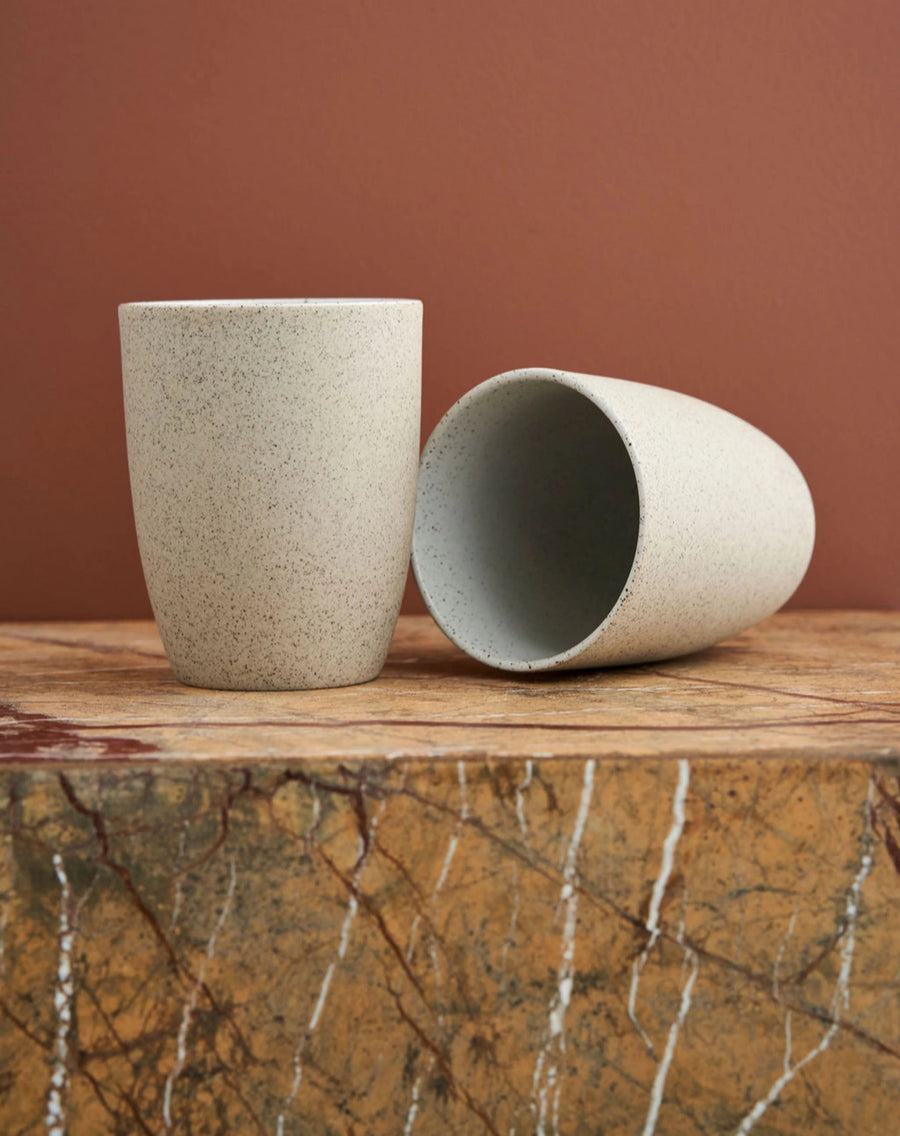 Latte Cups Granite 2 pk - Kohl and Soda