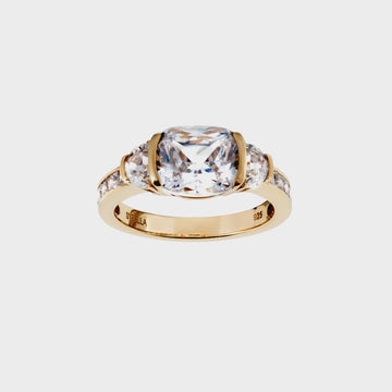 Lillian Gold Plated Ring - Kohl and Soda