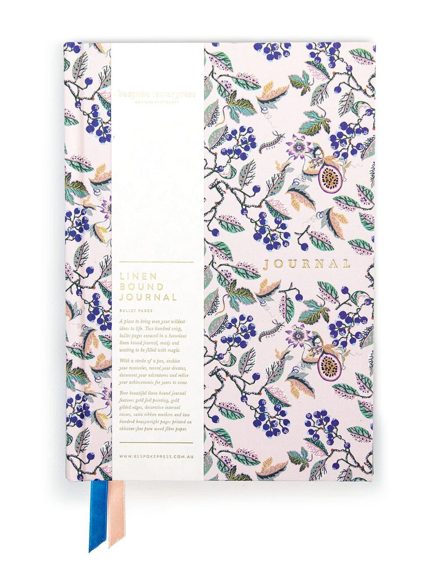 Kohl Journal Linen Bound Journal - Huckleberry by – Kohl and Soda