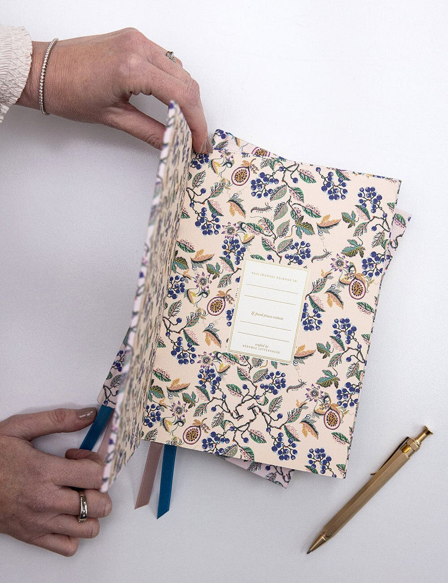 Kohl Journal Linen Bound Journal - Huckleberry by – Kohl and Soda