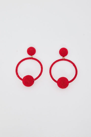 Lolita Earrings Red - Kohl and Soda