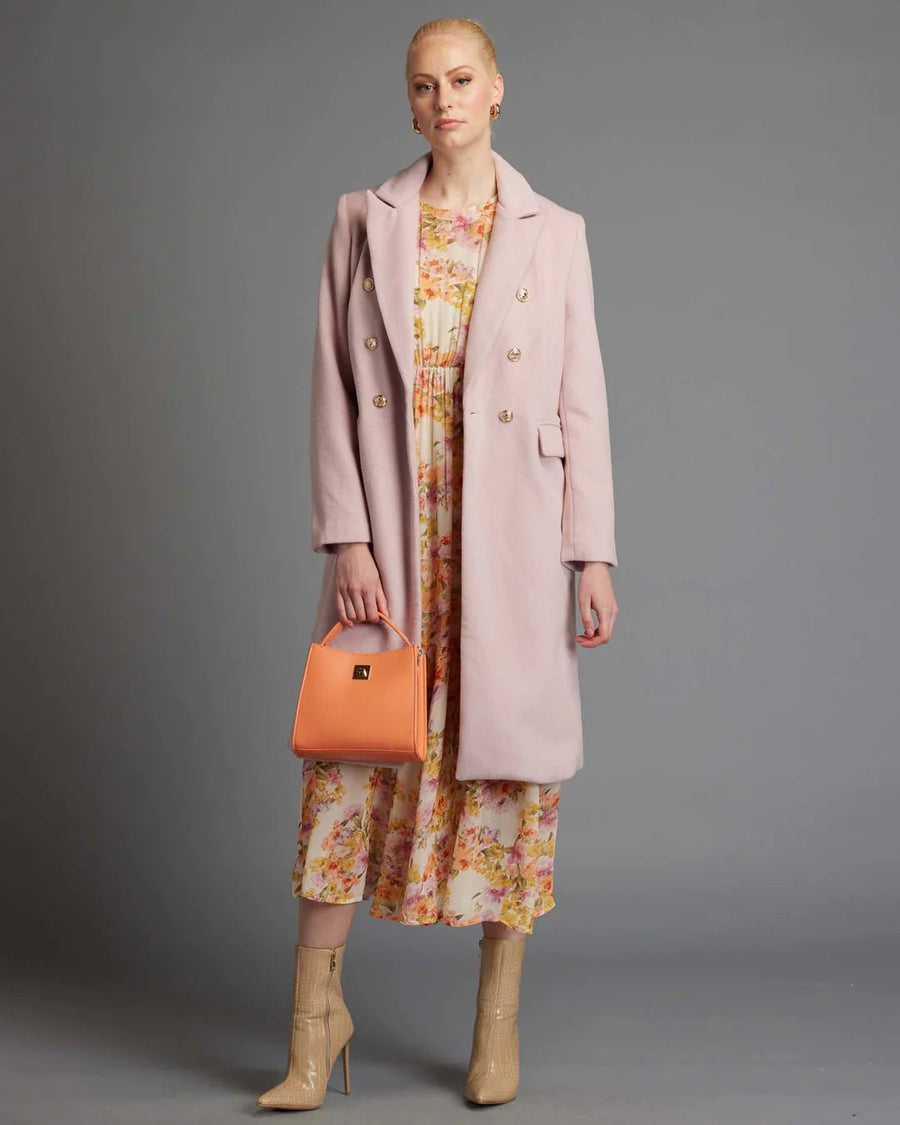 Lonely Hearts Military Coat Pink - Kohl and Soda