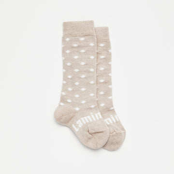 Merino Wool Knee High Socks Truffle - Kohl and Soda