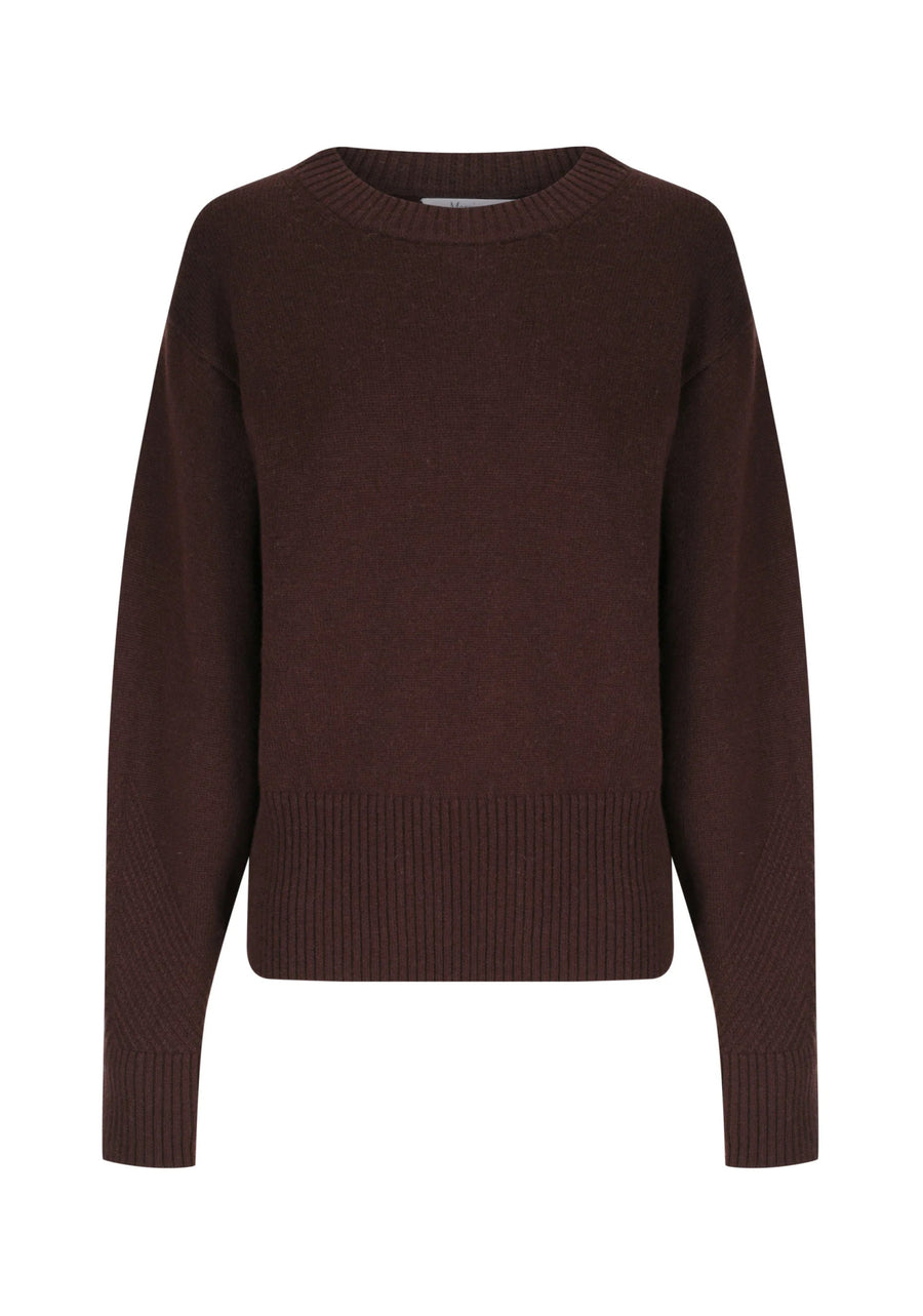 Oliver Merino Pullover Chocolate - Kohl and Soda