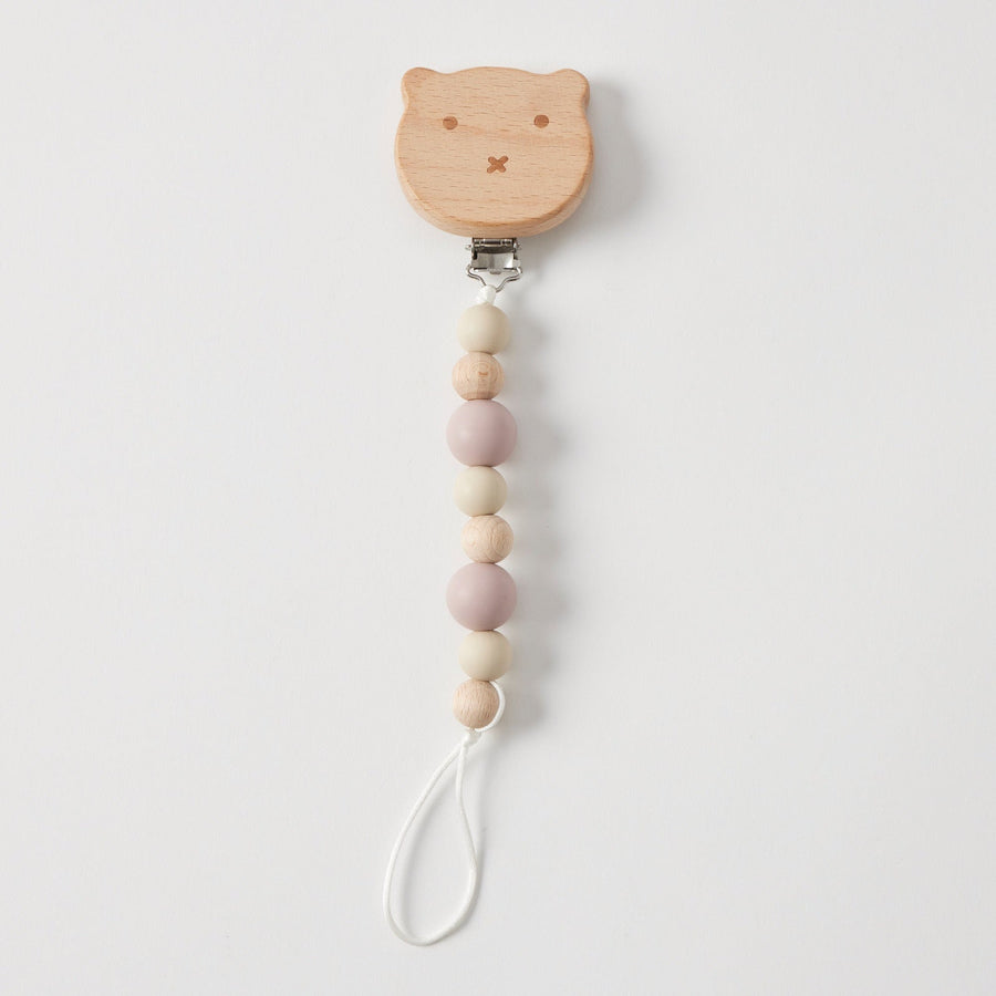 Ollie Silicone & Wood Dummy Clip - Kohl and Soda