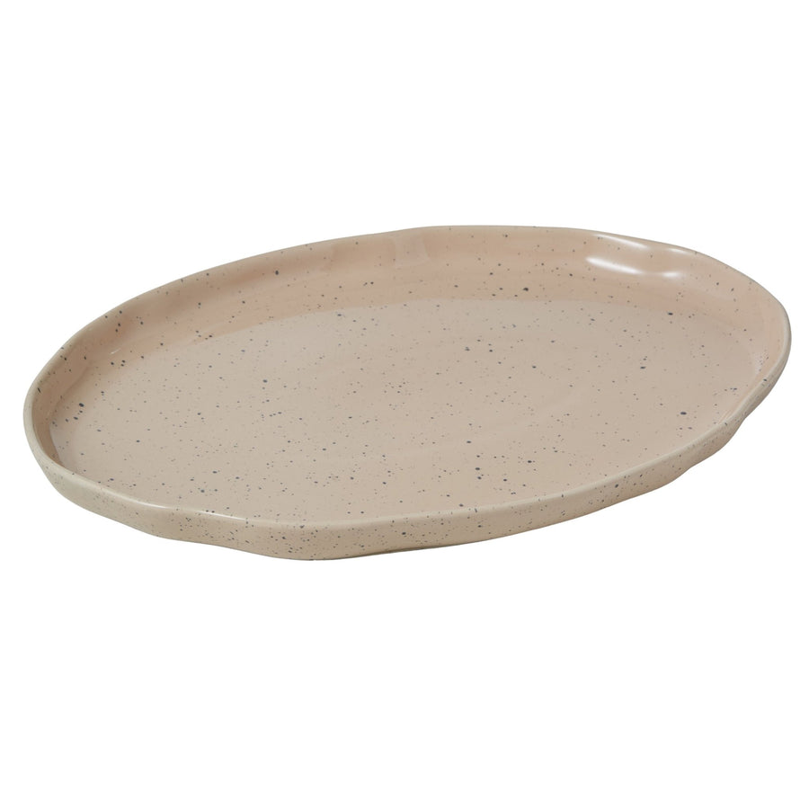 Organic Glazed Platter - Antique White - Kohl and Soda