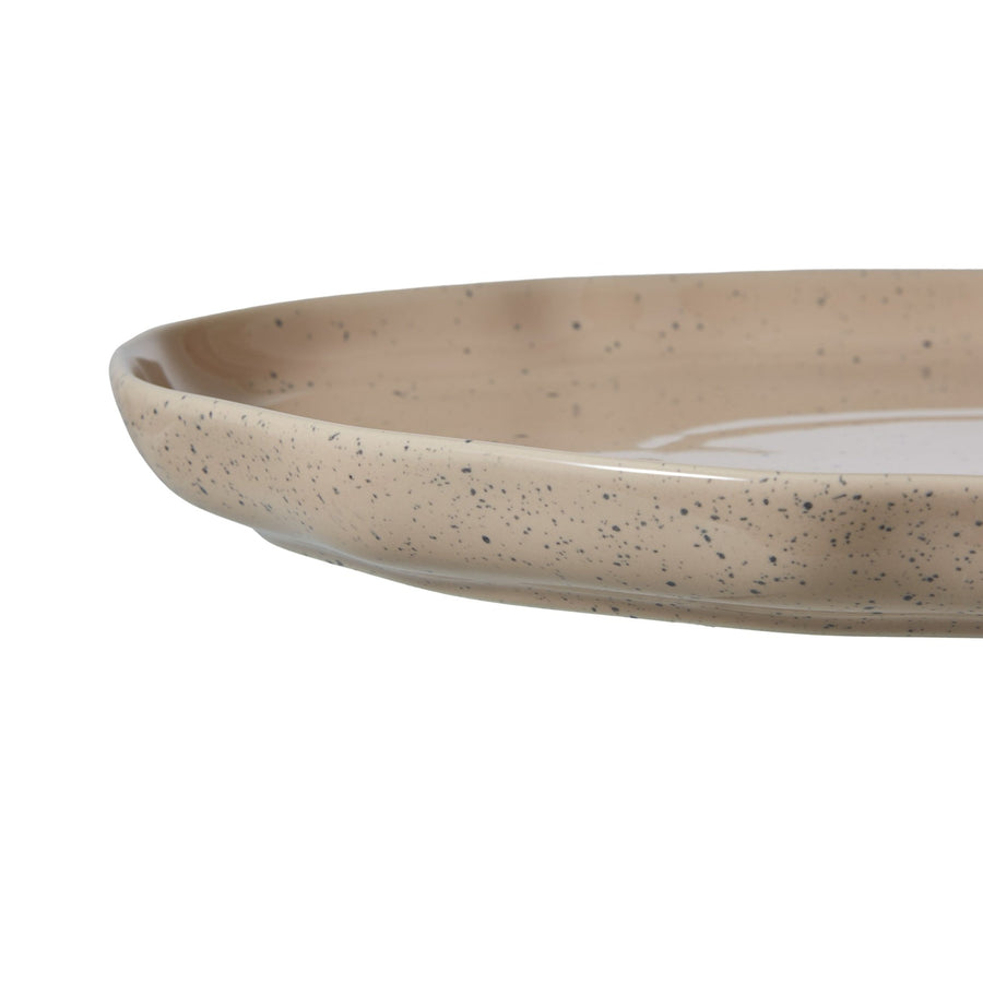 Organic Glazed Platter - Antique White - Kohl and Soda