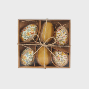 Shop Paisley Fabric Eggs Gift Box - At Kohl and Soda | Ready To Ship!