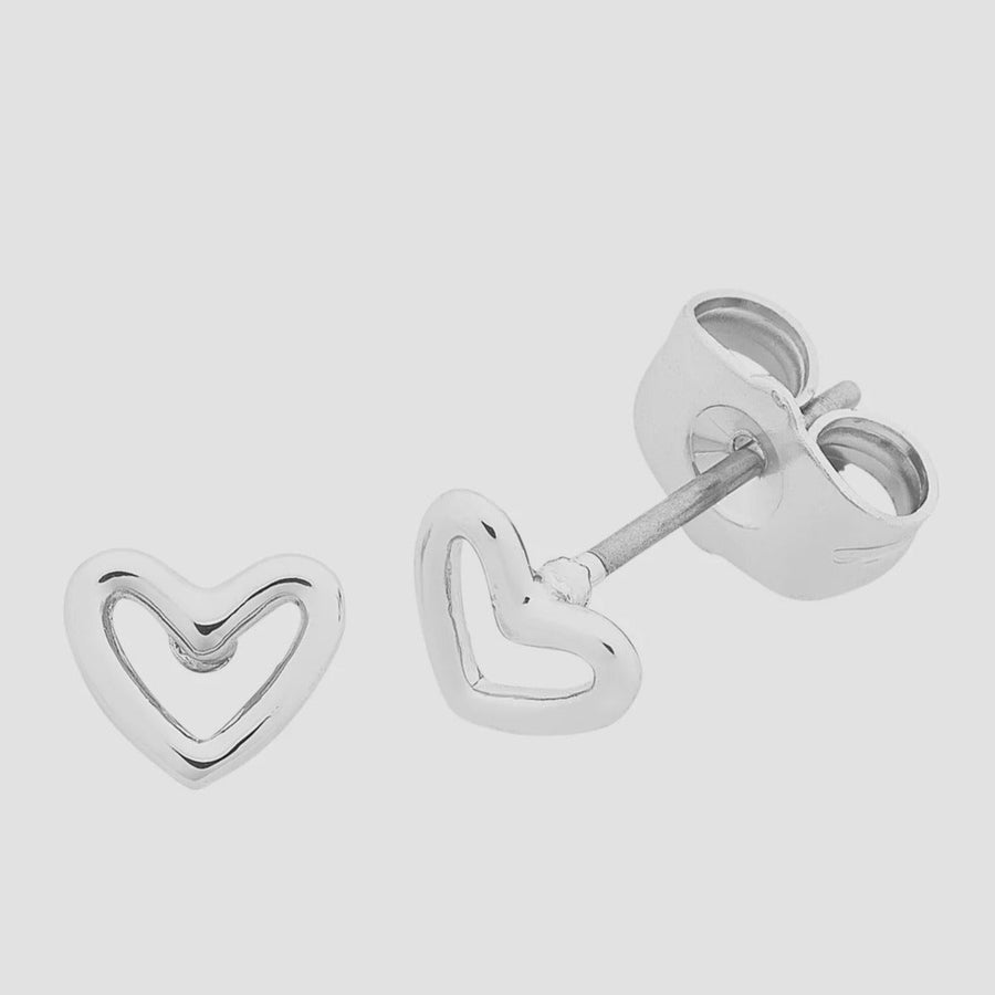 Petite Heart Earring - Kohl and Soda