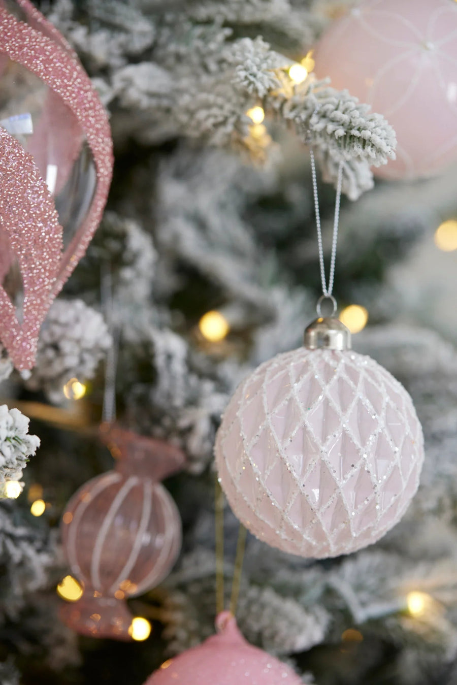 Pink Quilted Bauble - Kohl and Soda