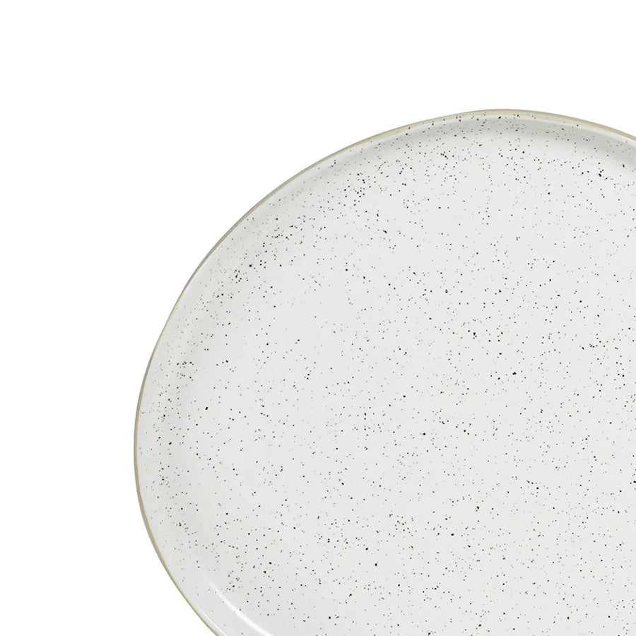 Shop Platter Round White Speckled - At Kohl and Soda | Ready To Ship!