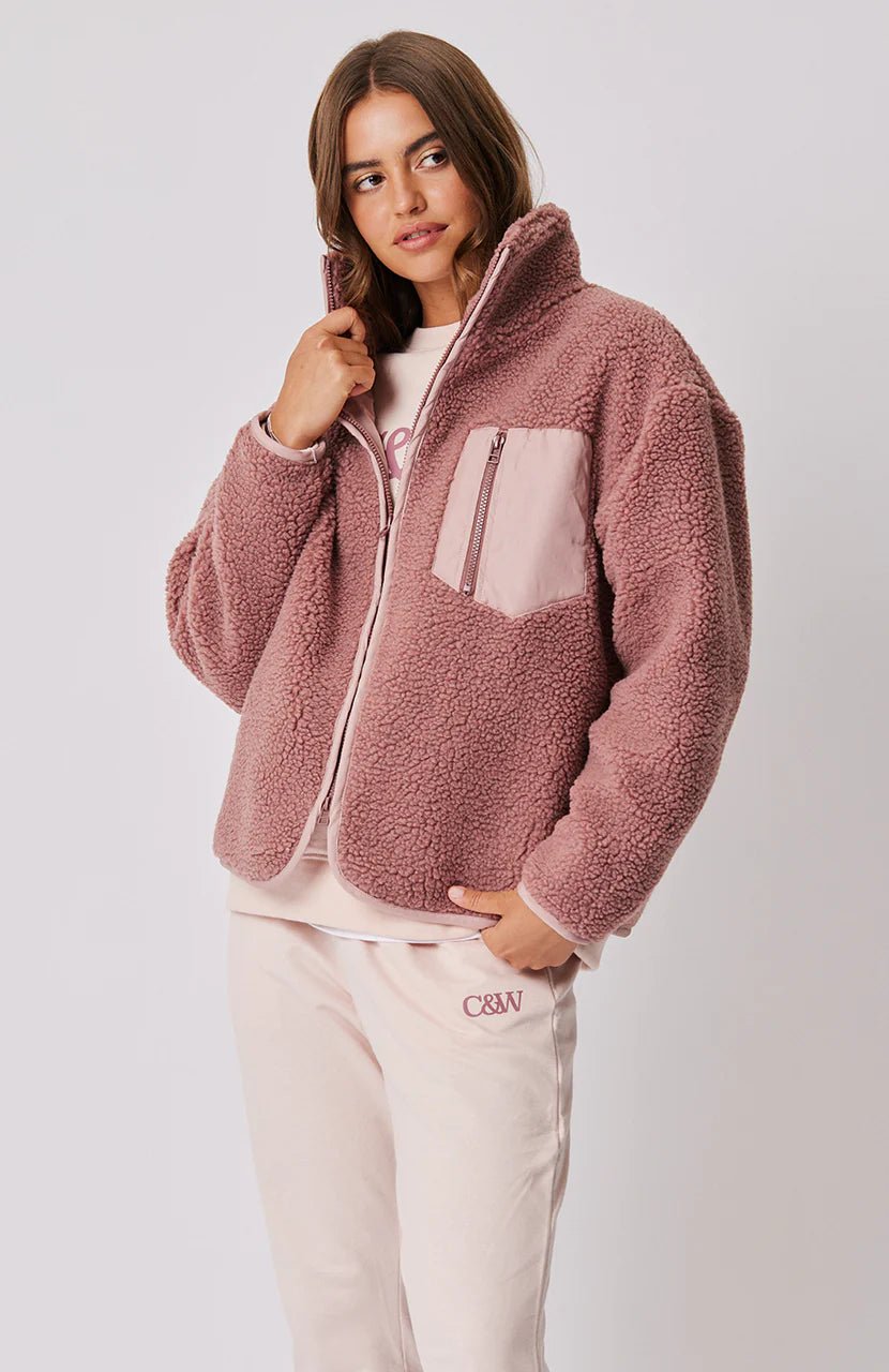 Remi Zip Up Berry - Kohl and Soda