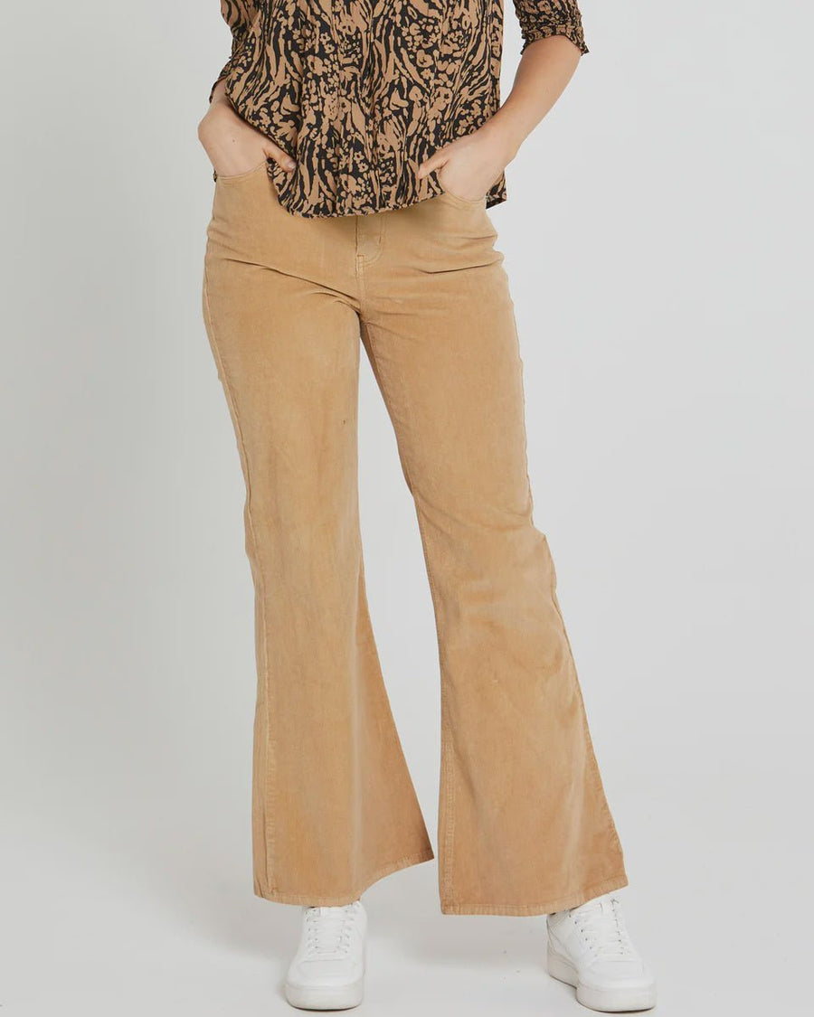 Sarah Cord High Waisted Pants - Kohl and Soda