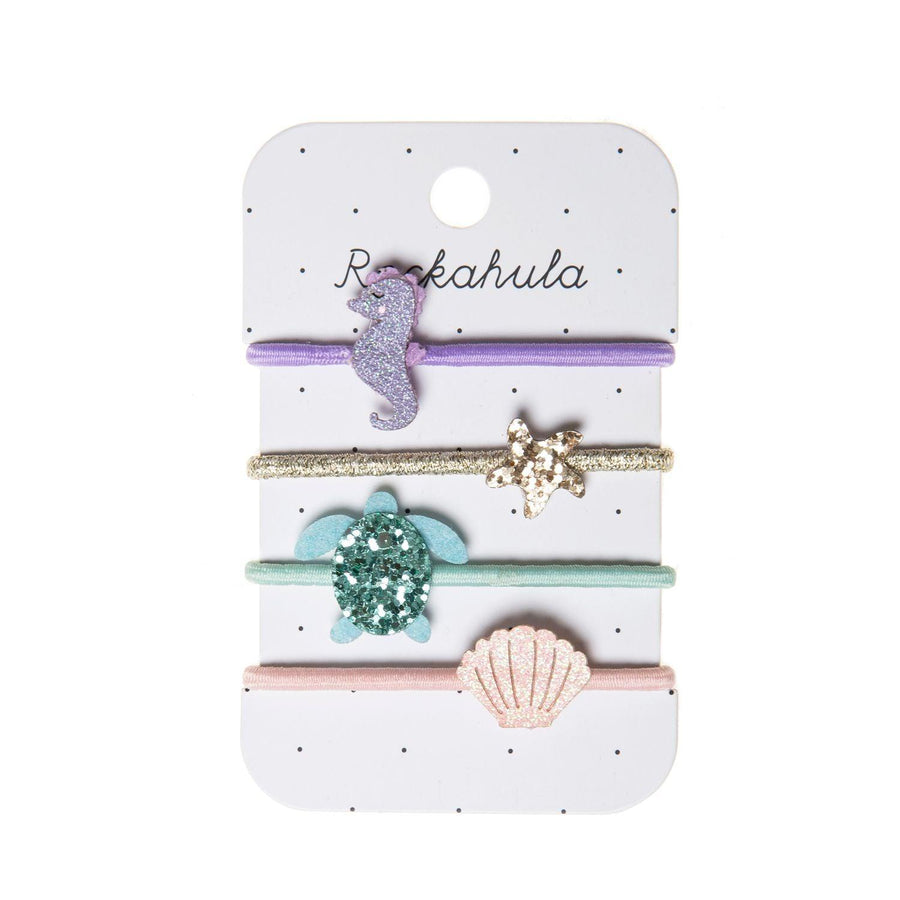 Shop Sea Creatures Ponies Hair Ties - At Kohl and Soda | Ready To Ship!
