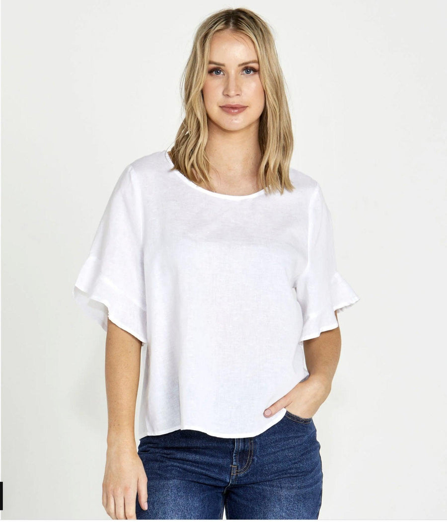 Shop The Only Ruffle Top - At Kohl and Soda | Ready To Ship!