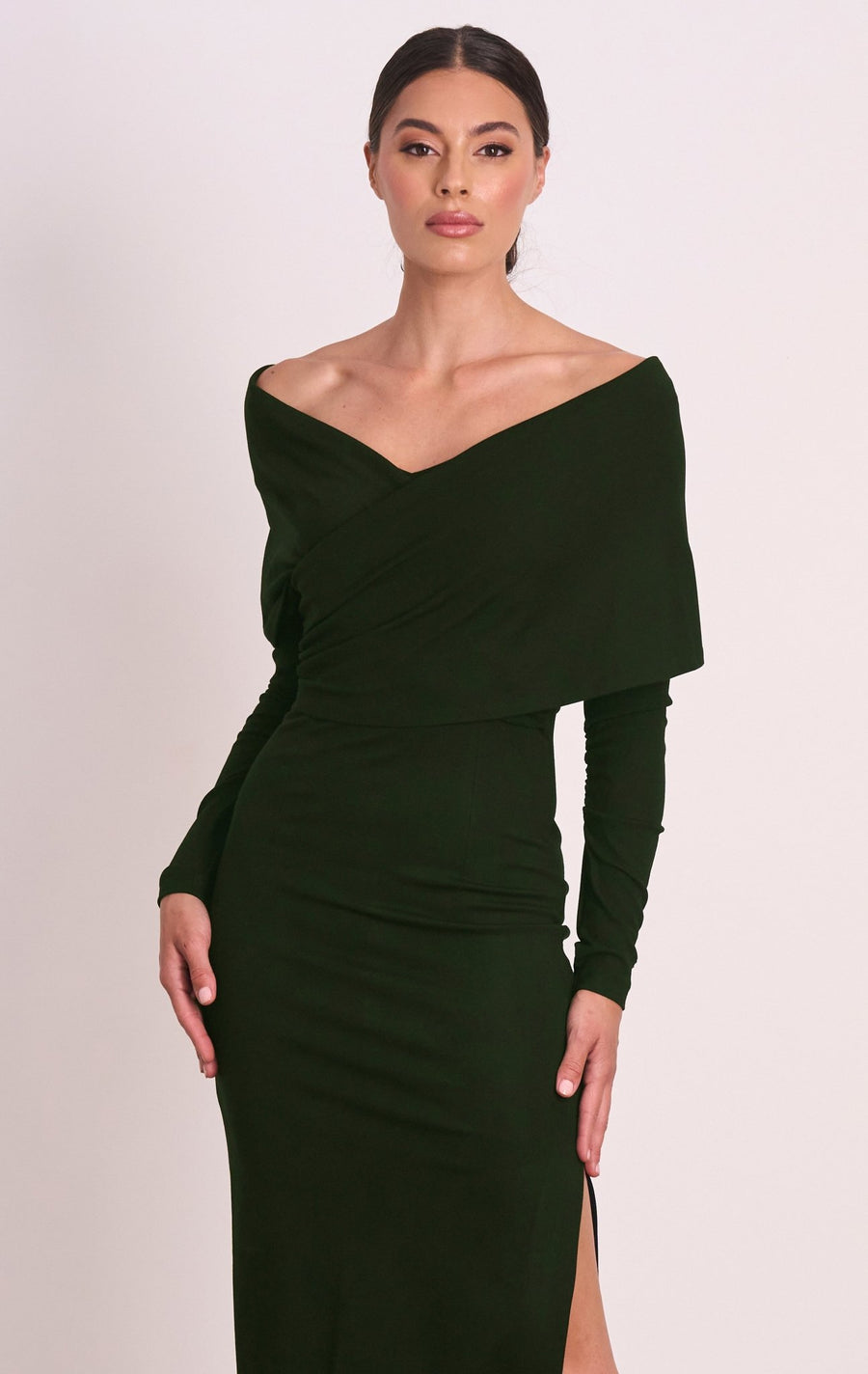 Zodiac Midi Dress Olive - Kohl and Soda